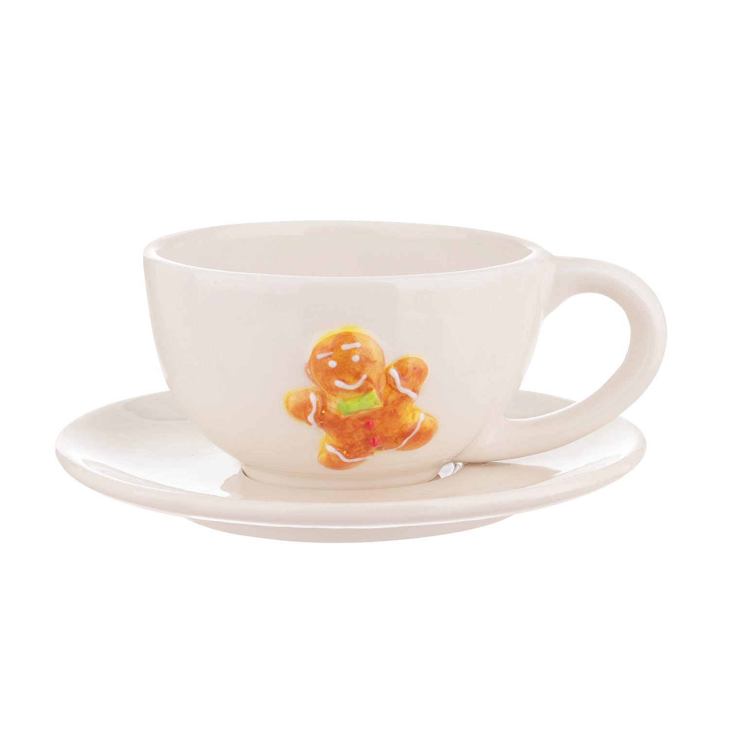 150 ml Rosso Tazzina caff� lettera C rossa in vetro borosilicato 